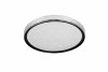 Nowoczesny plafon lampa sufitowa LED czarna metalowa designerska glamour klasyczna okrągła ściemnialna VARDA R64811102 Rl